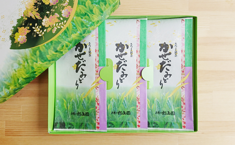 □【鹿児島県産緑茶】  かせだみどり（80g×3袋） ＜2024年新茶：4月下旬発送開始＞