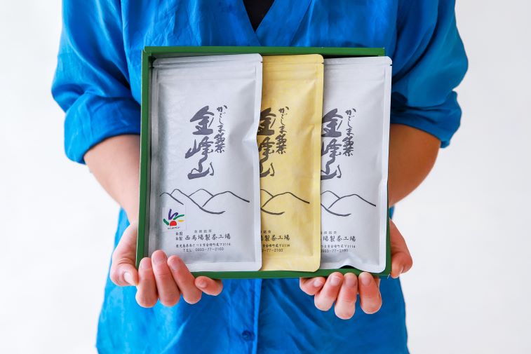 □【西馬場製茶】かごしま茶 上煎茶（2種） 3本セット（100g×3）
