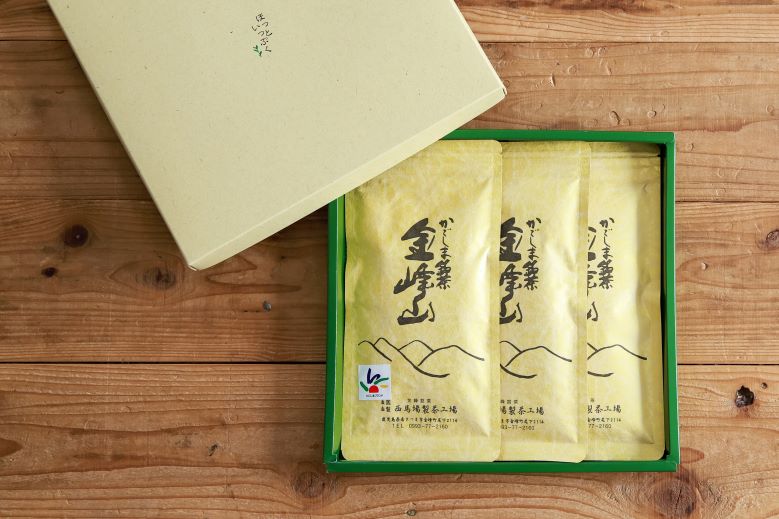□【西馬場製茶】かごしま茶「金峰山・黄金」3本セット（100g×3）
