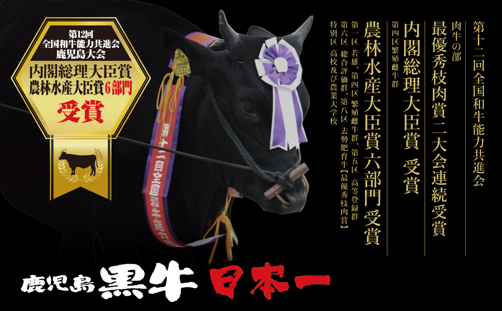 □【和牛日本一】5等級 鹿児島黒牛 すきやき用 肩ローススライス 900g