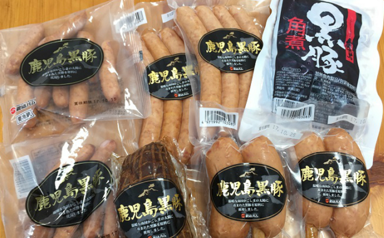 □【鹿児島県産】黒豚ウインナー詰め合わせ（5種）